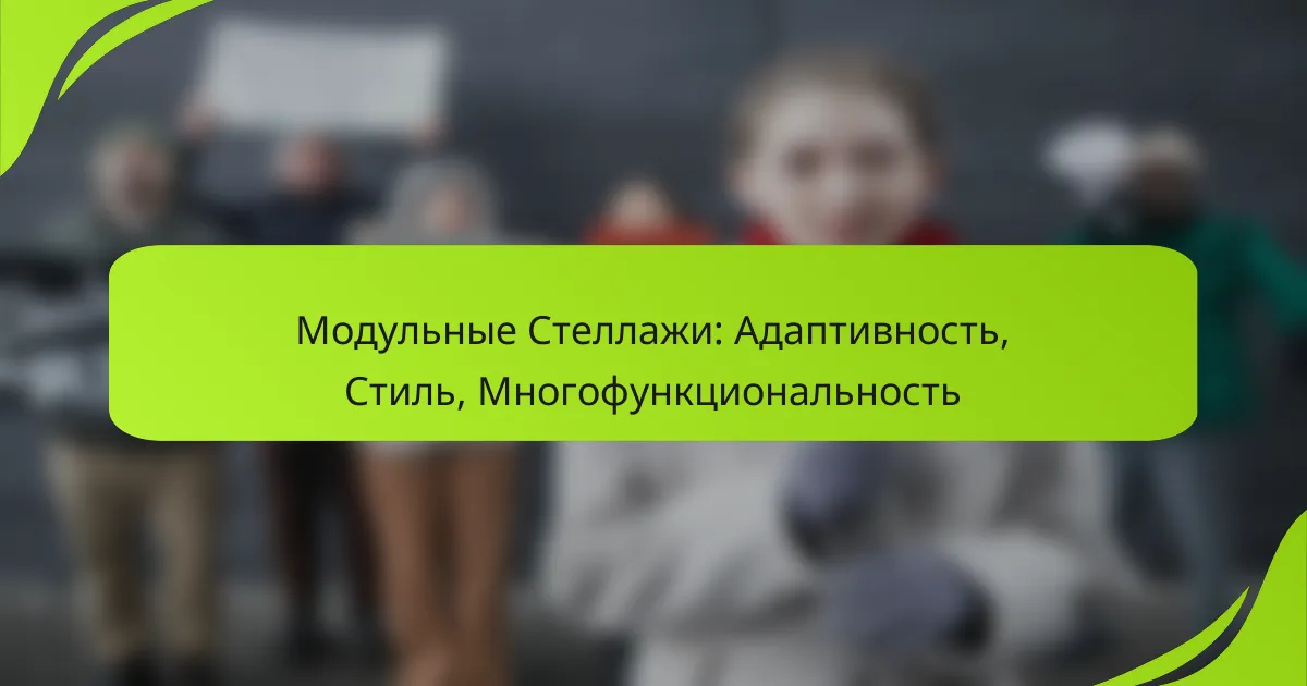Модульные Стеллажи: Адаптивность, Стиль, Многофункциональность